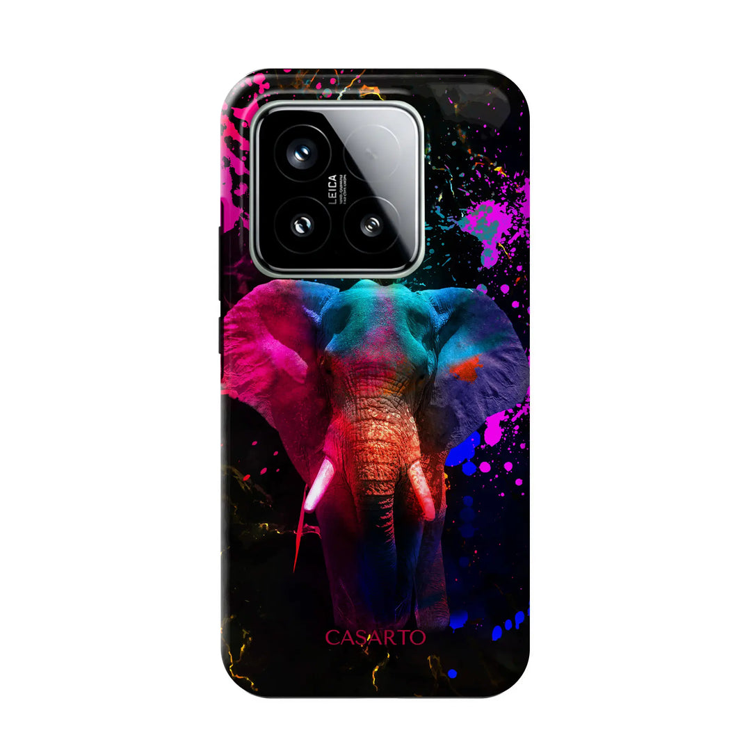 Éléphant coloré