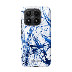 Peinture bleue