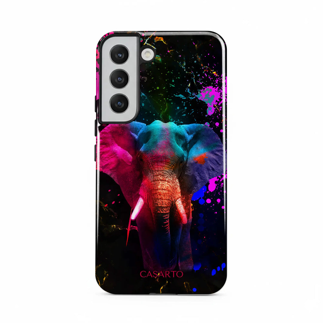 Éléphant coloré