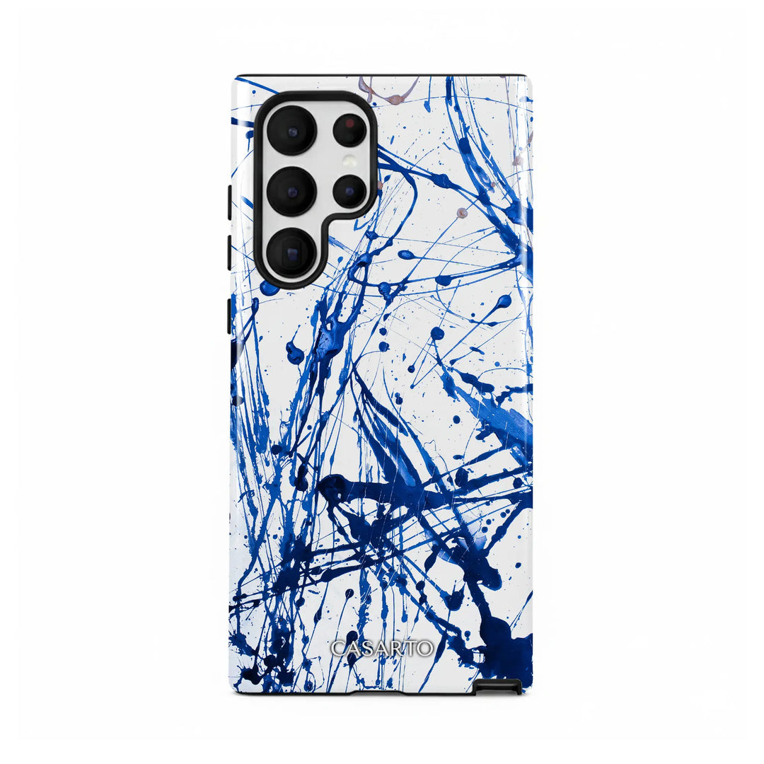 Peinture bleue