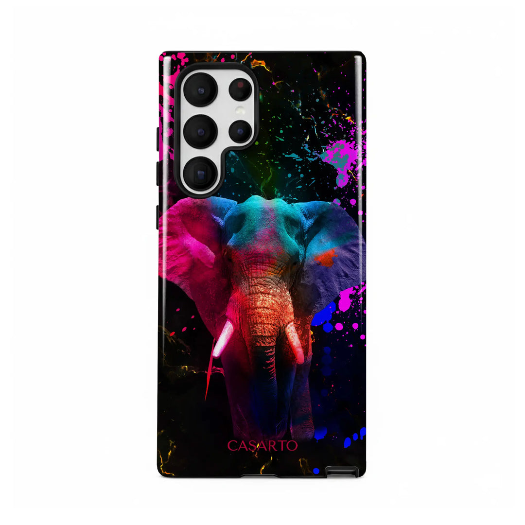 Éléphant coloré