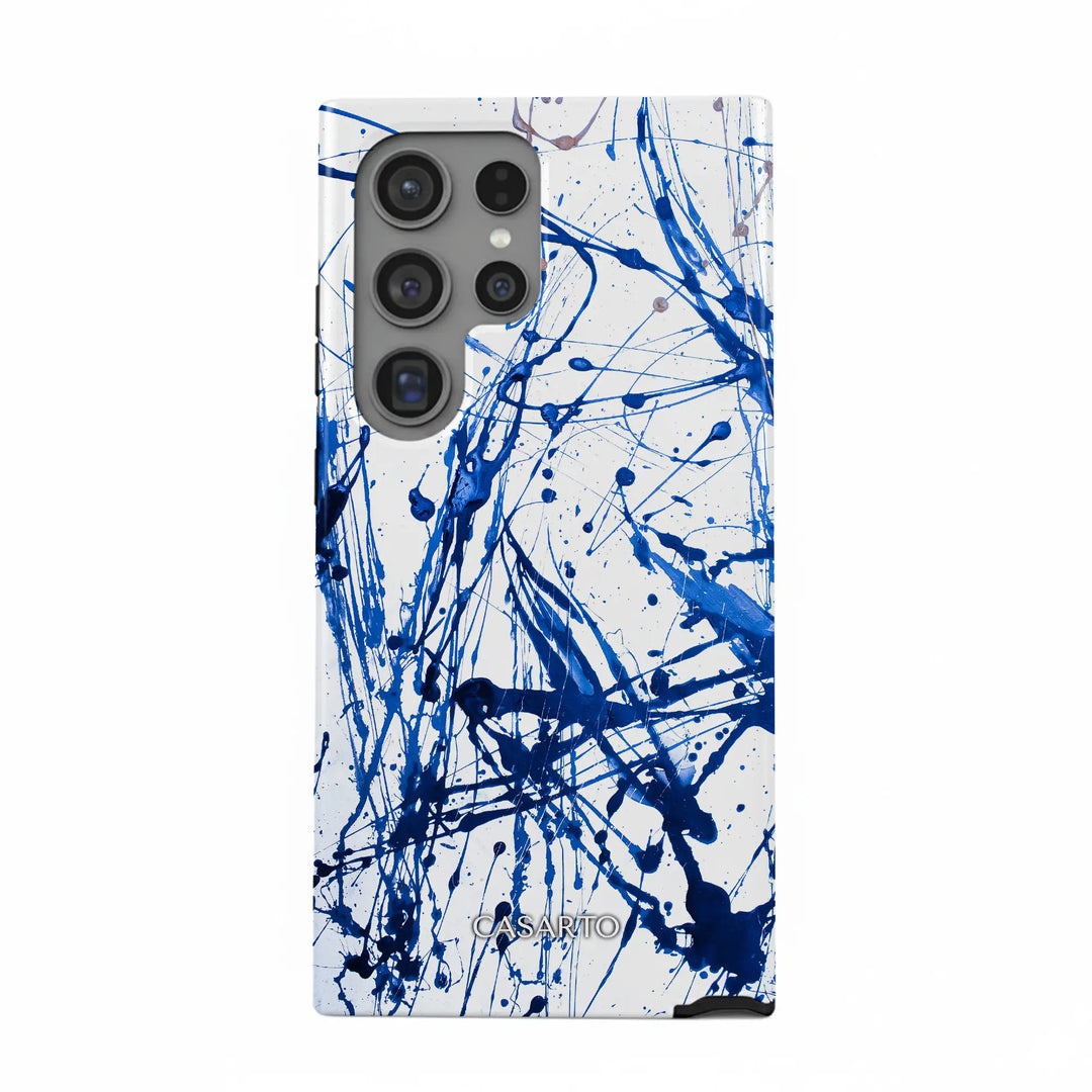 Peinture bleue