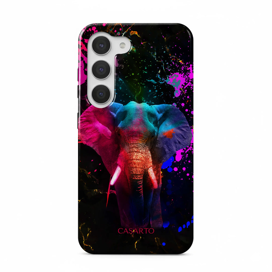 Éléphant coloré