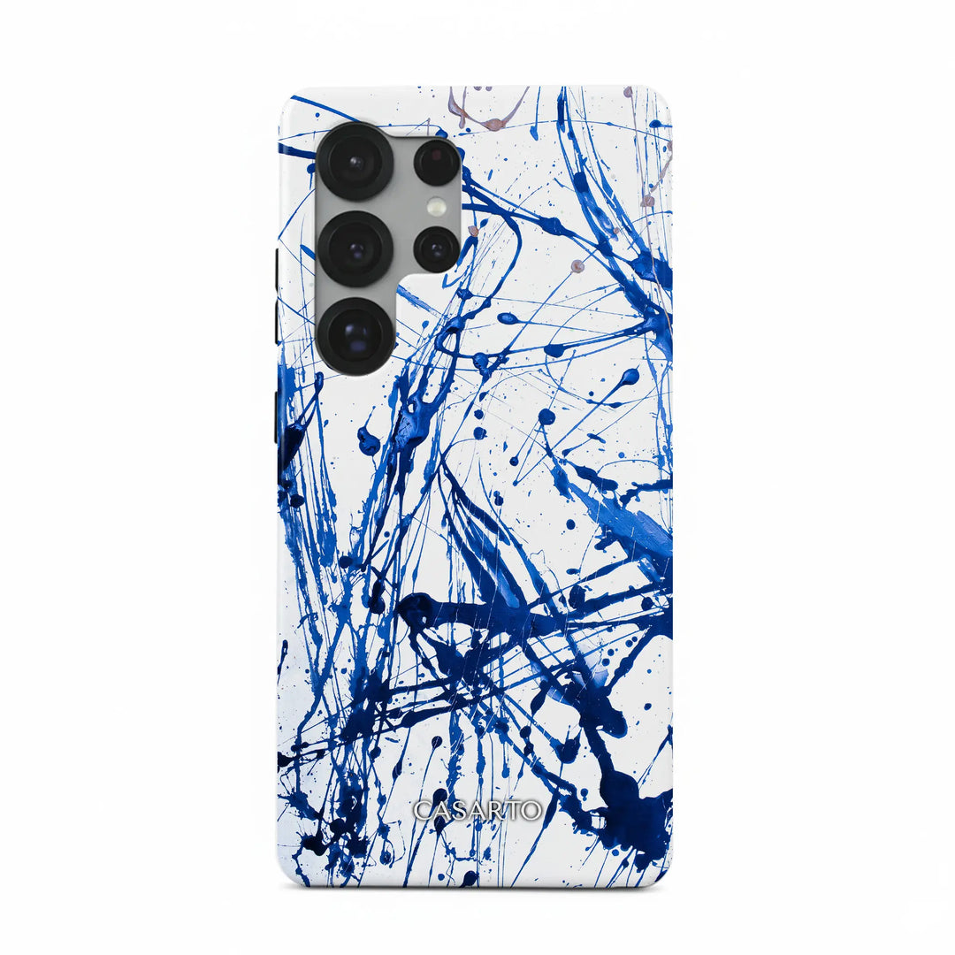 Peinture bleue