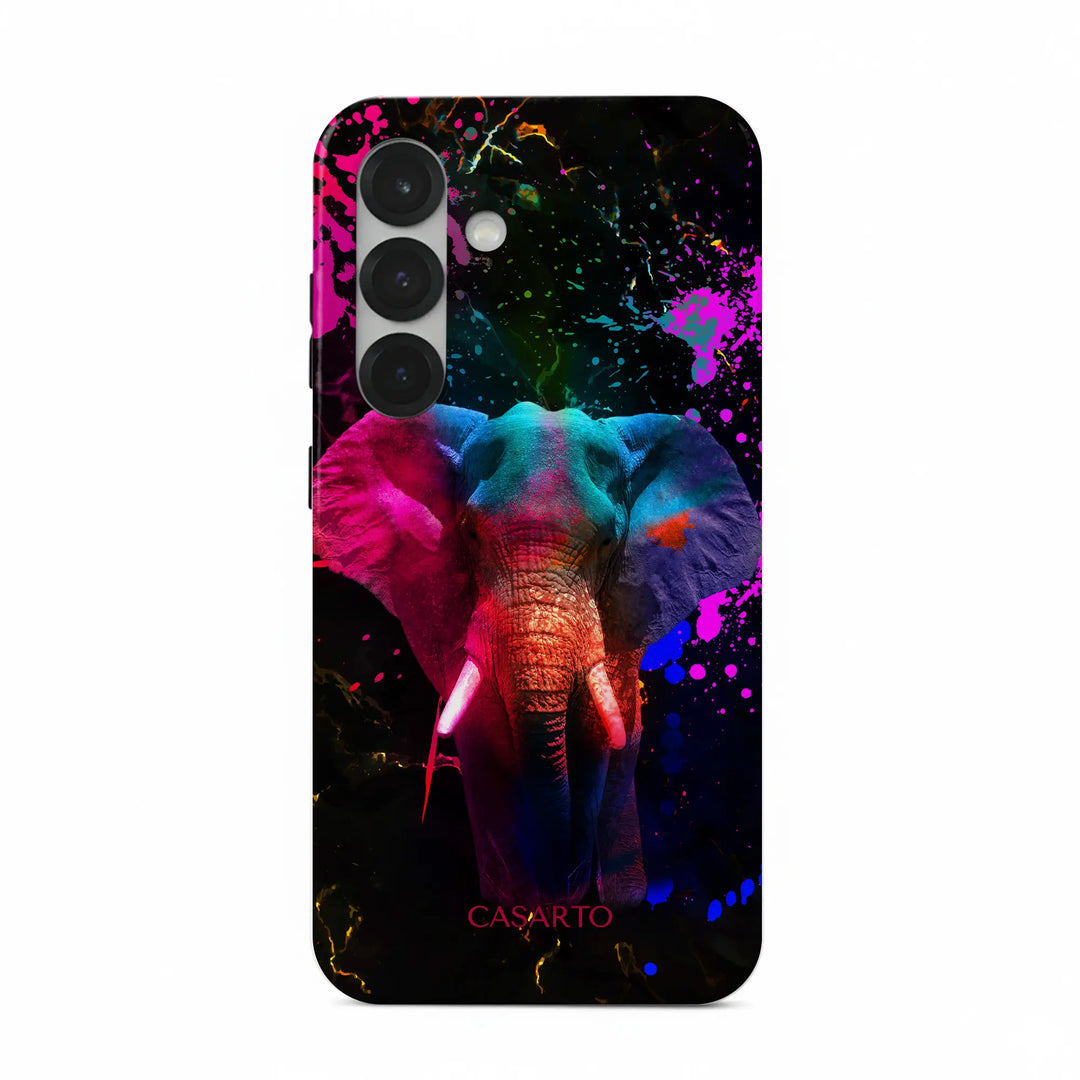 Éléphant coloré
