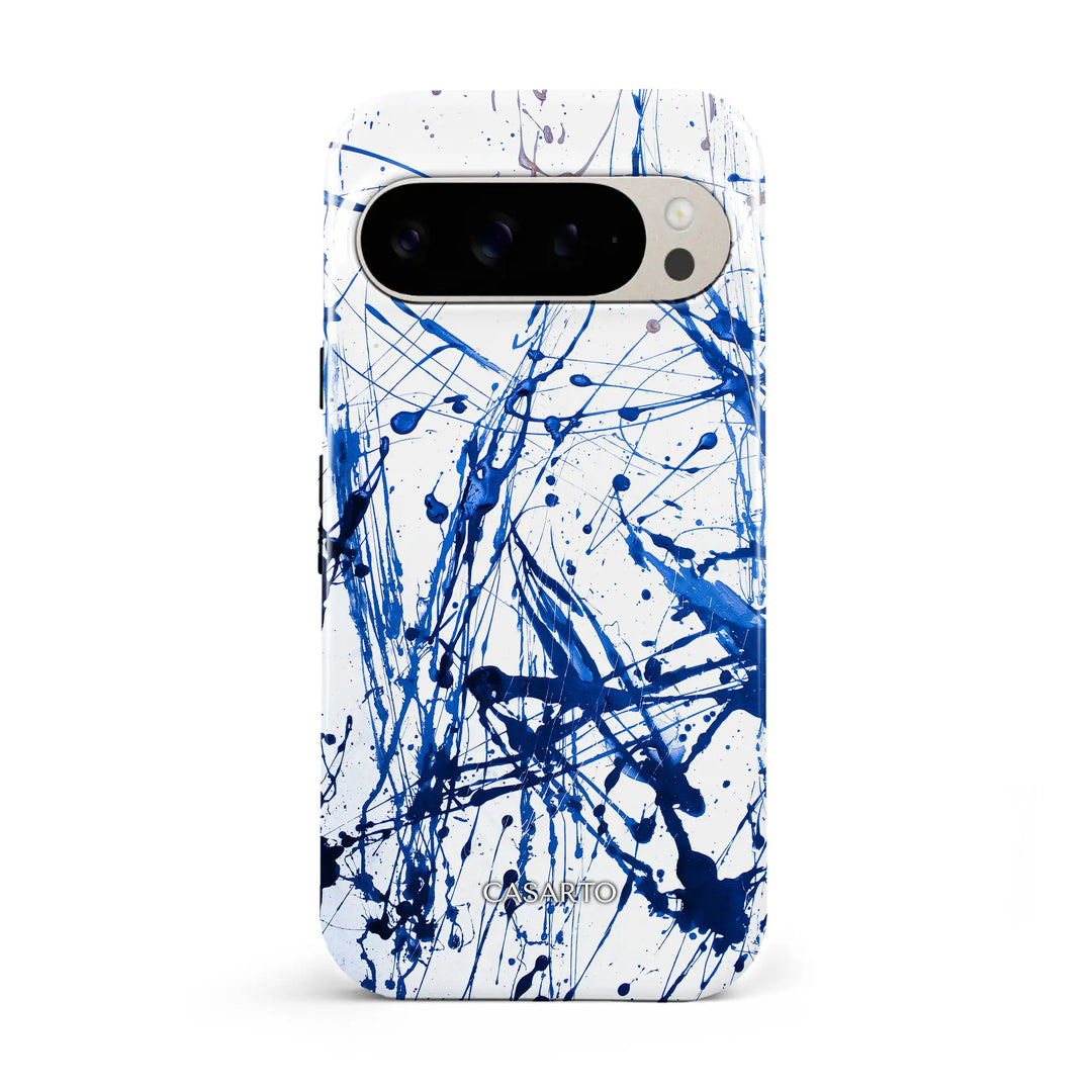 Peinture bleue