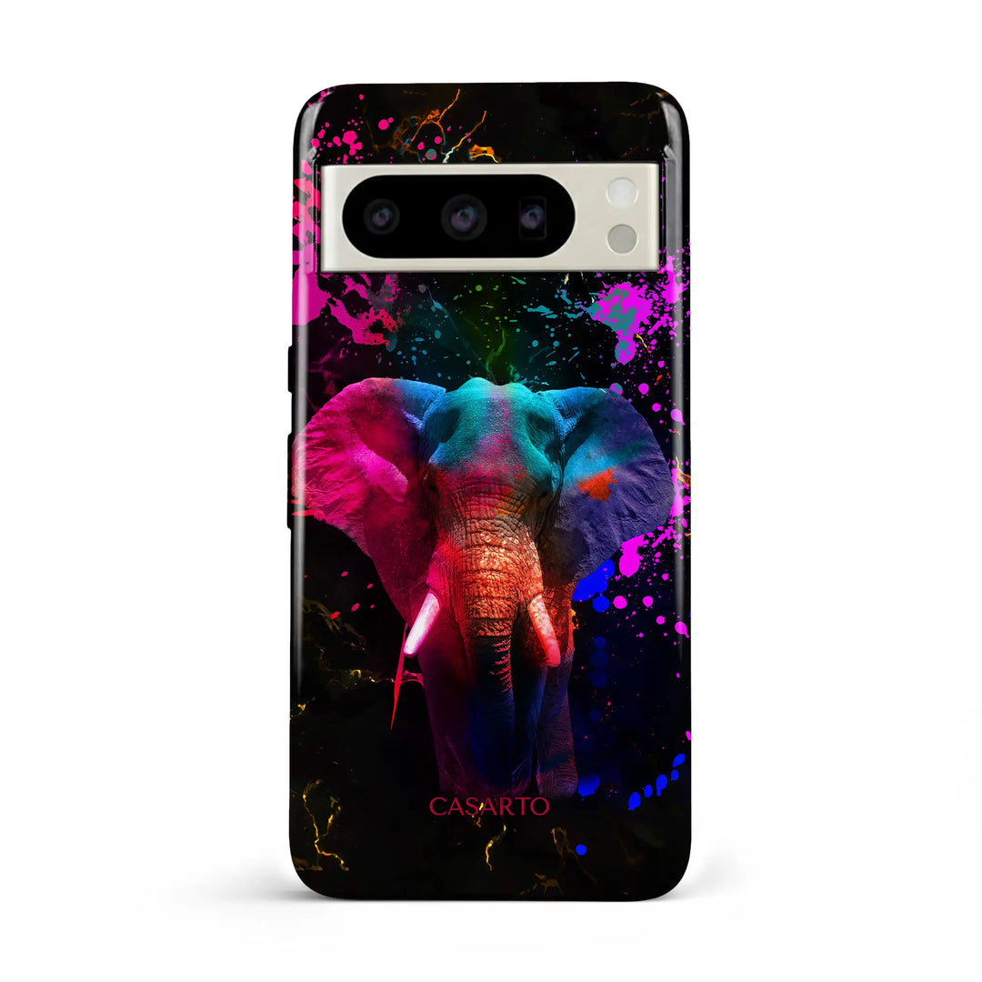 Éléphant coloré