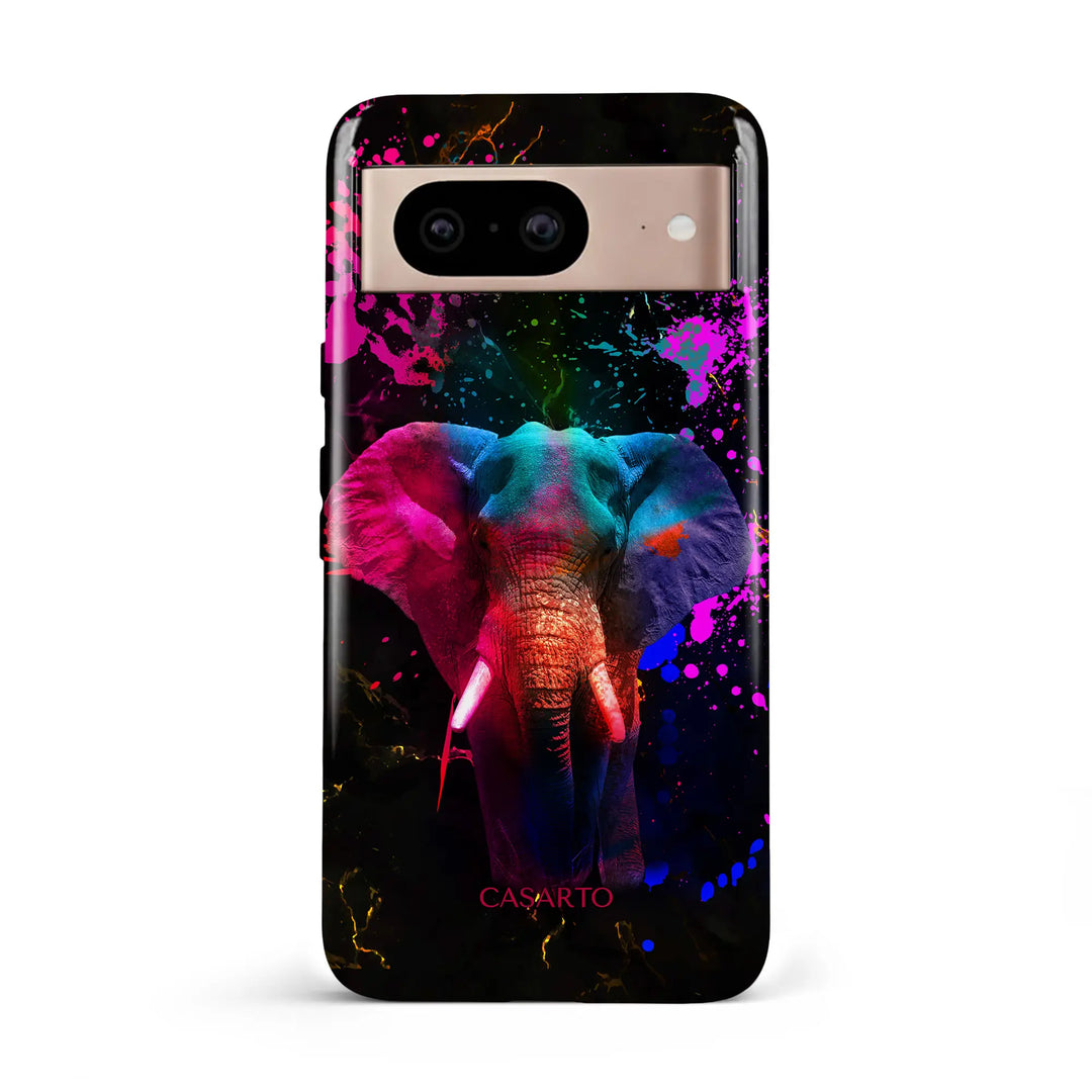Éléphant coloré