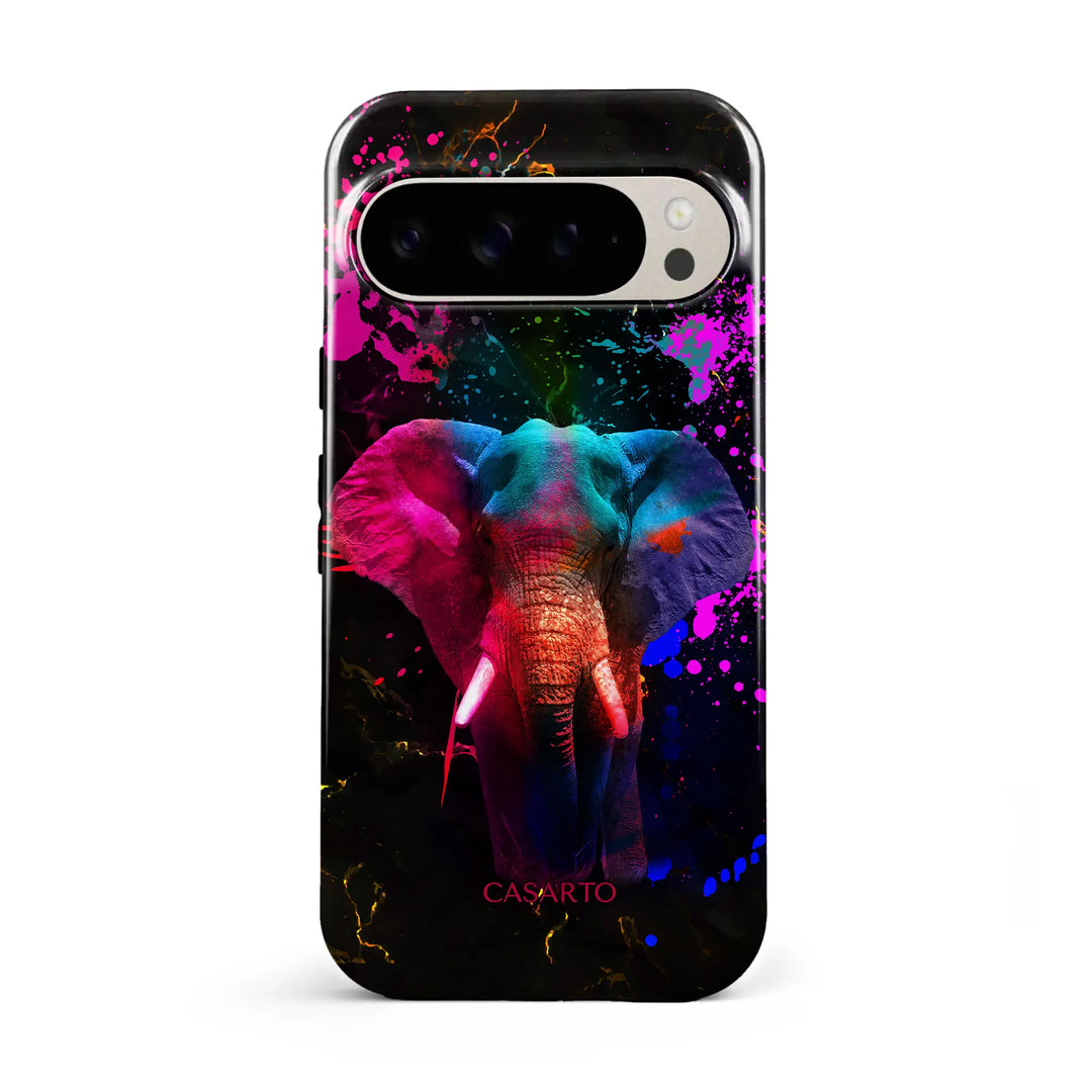 Éléphant coloré