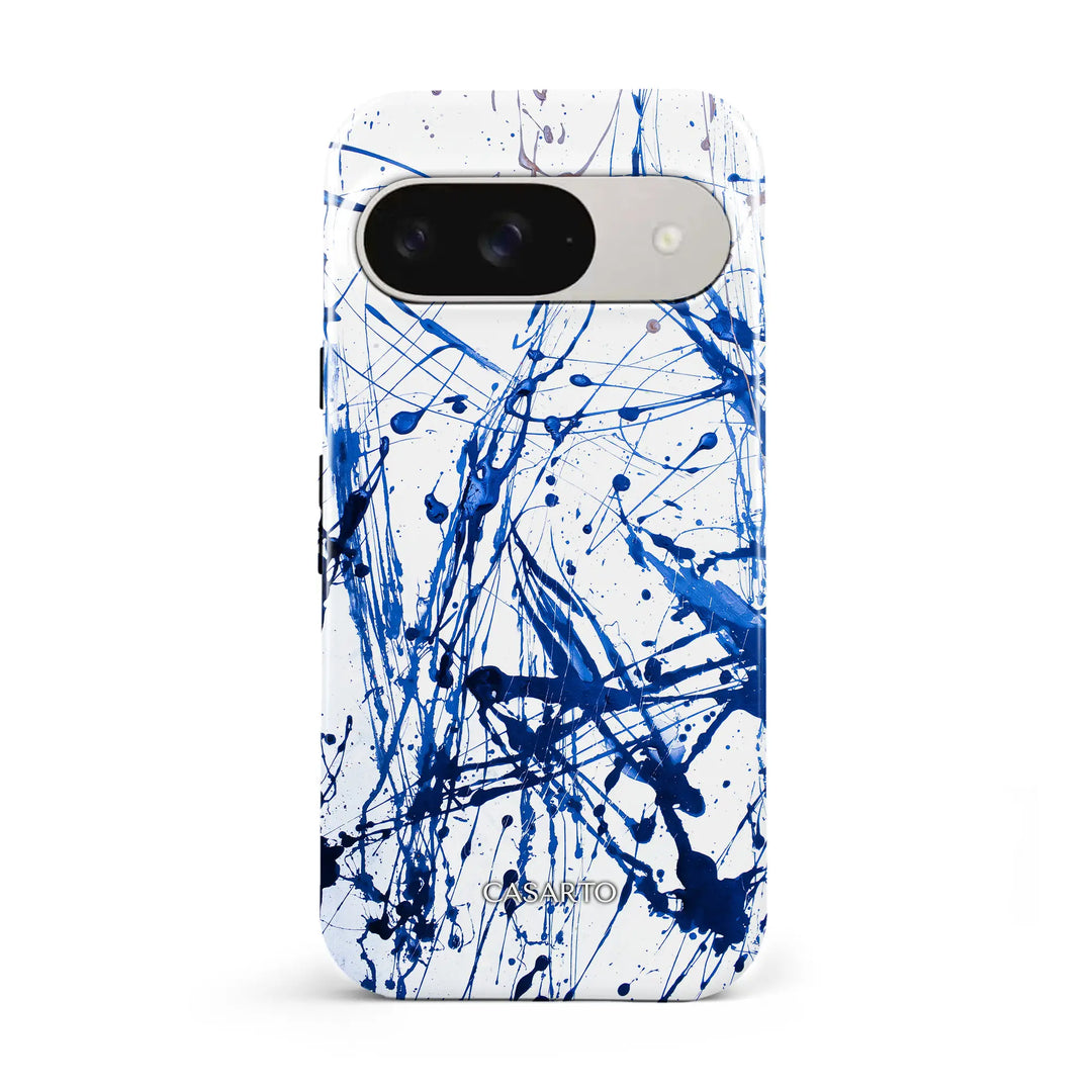 Peinture bleue