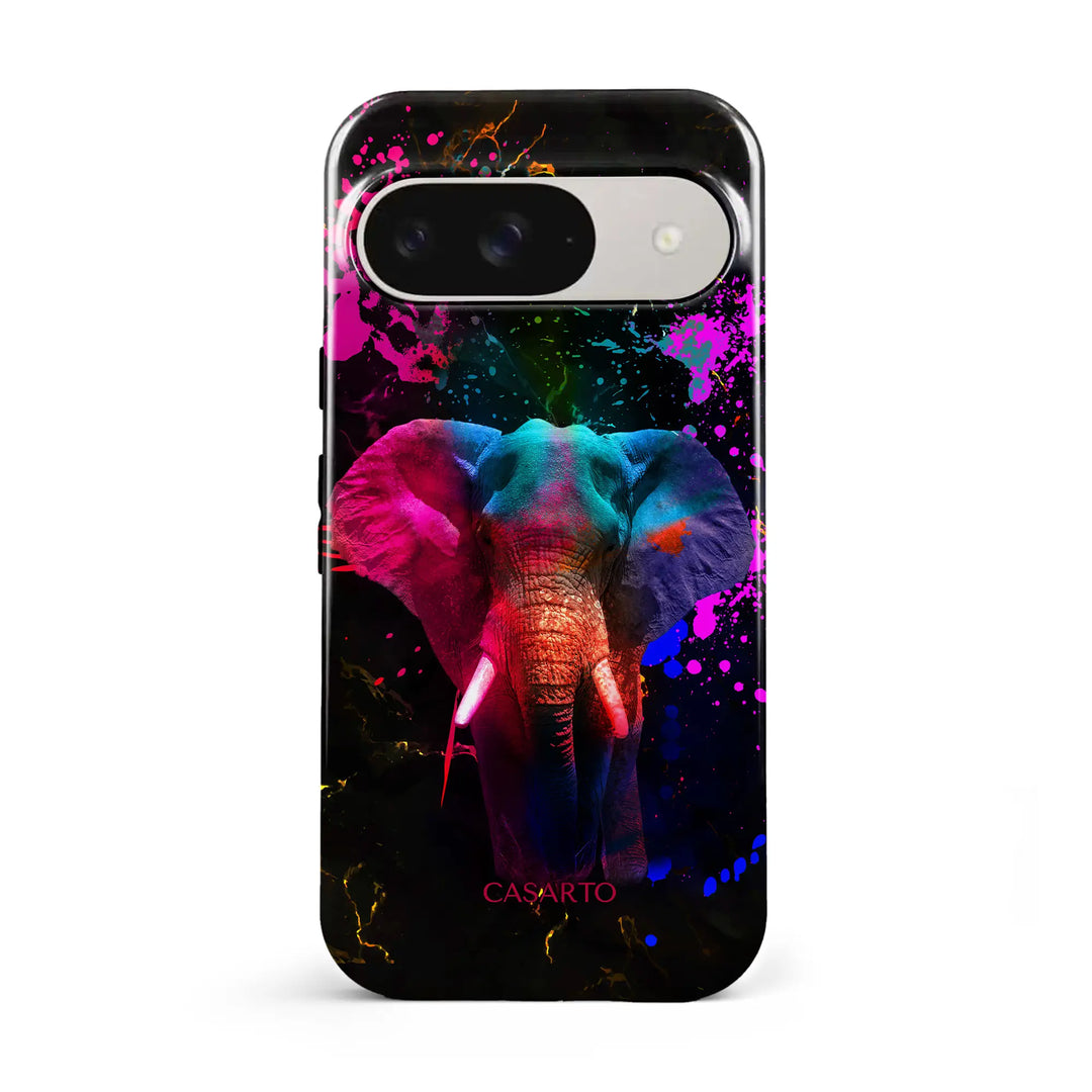 Éléphant coloré