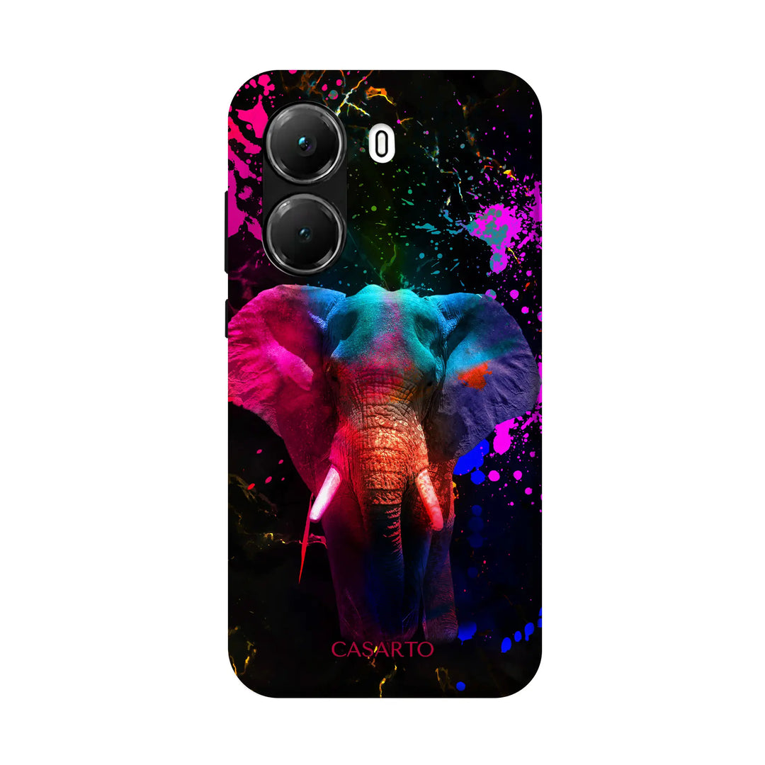 Éléphant coloré