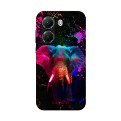 Éléphant coloré