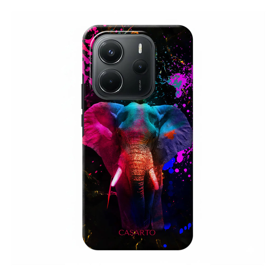 Éléphant coloré