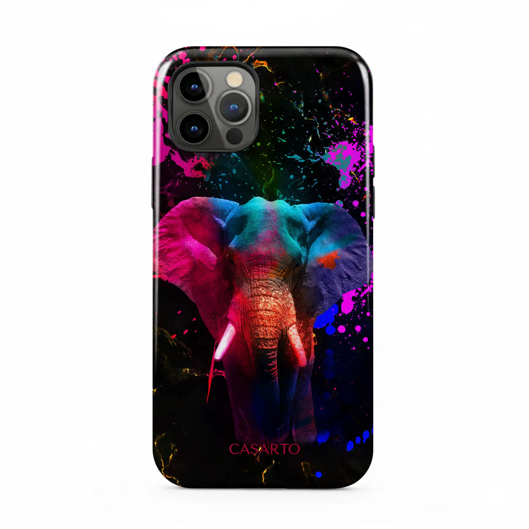 Éléphant coloré