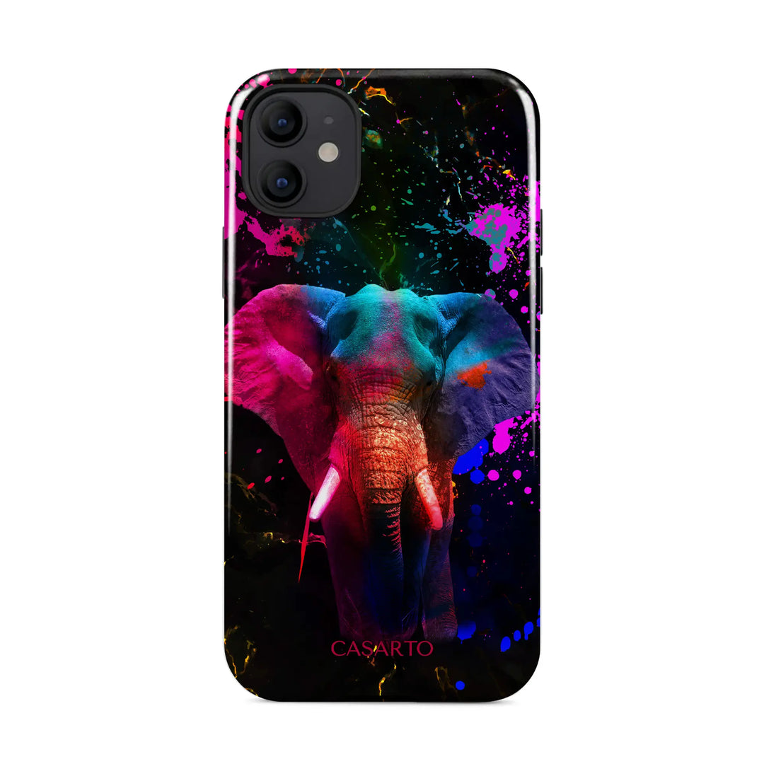 Éléphant coloré
