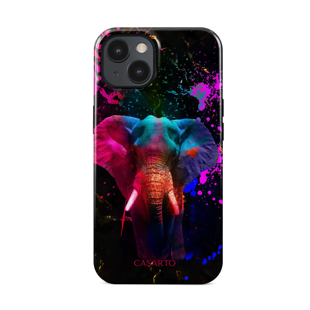 Éléphant coloré