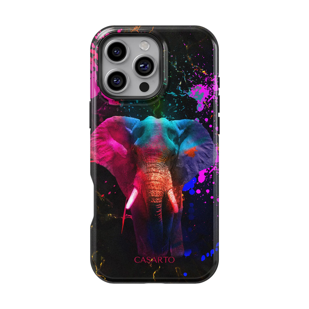 Éléphant coloré