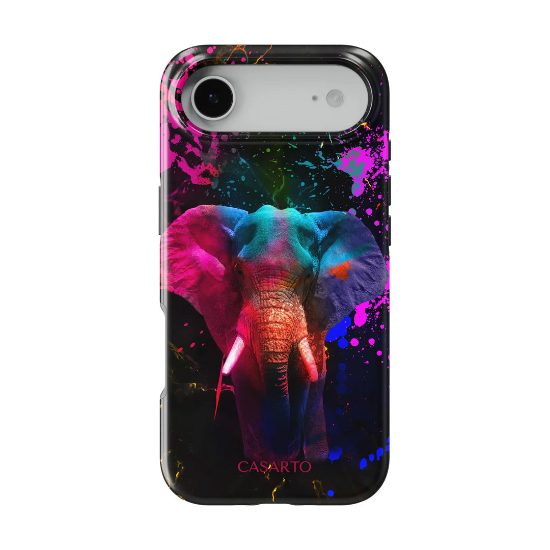 Éléphant coloré