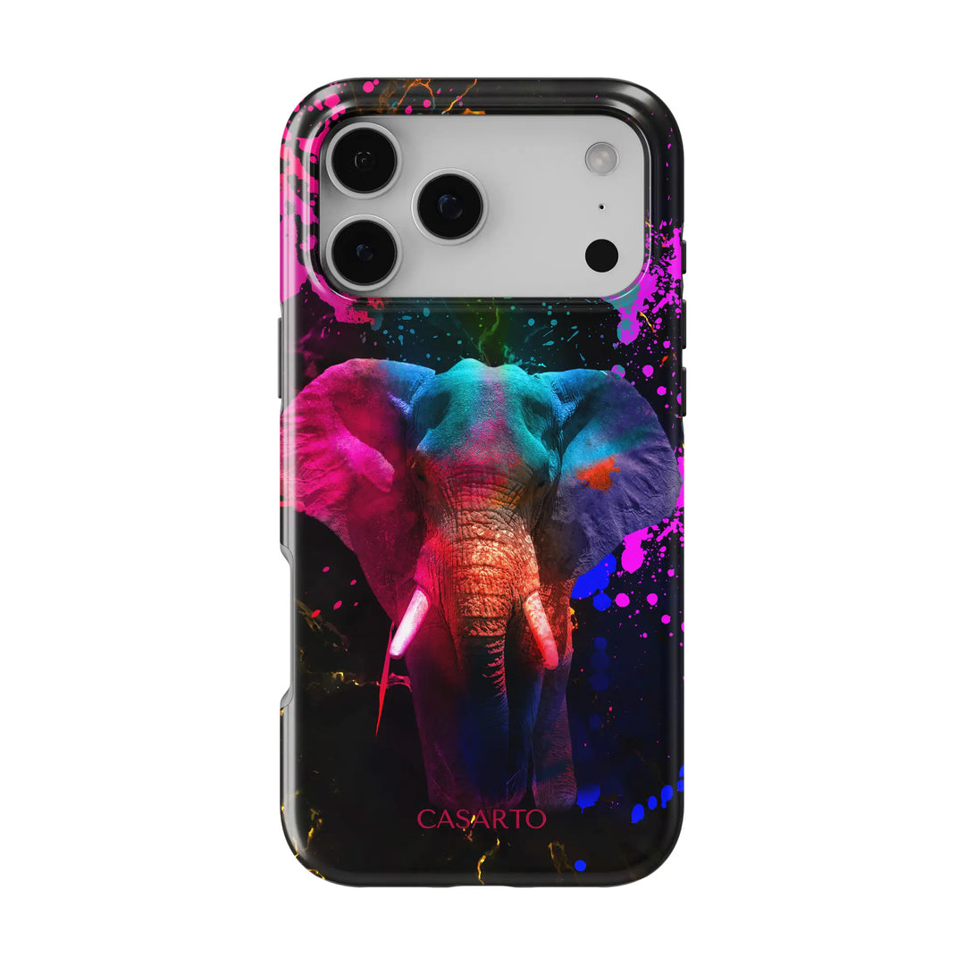 Éléphant coloré