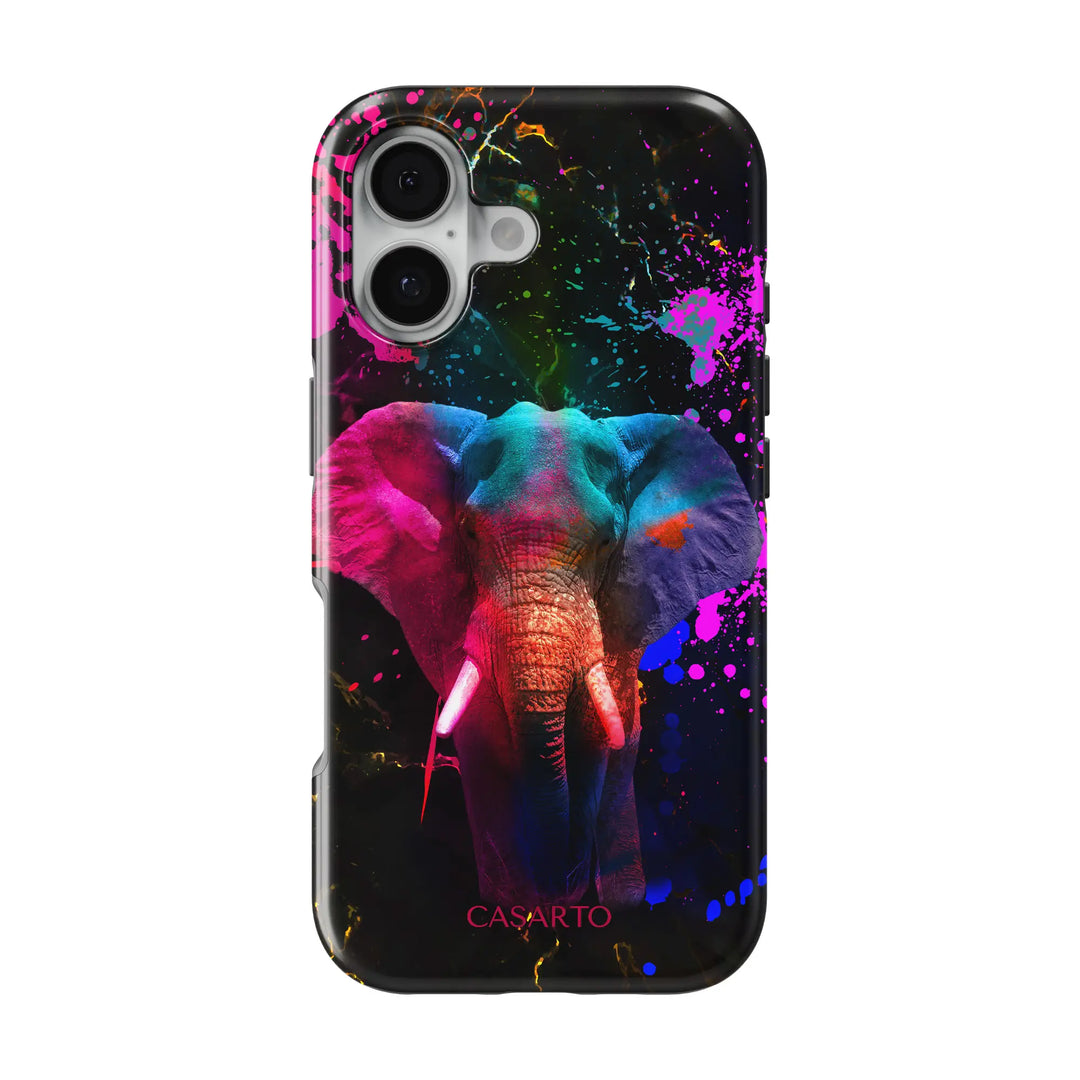 Éléphant coloré