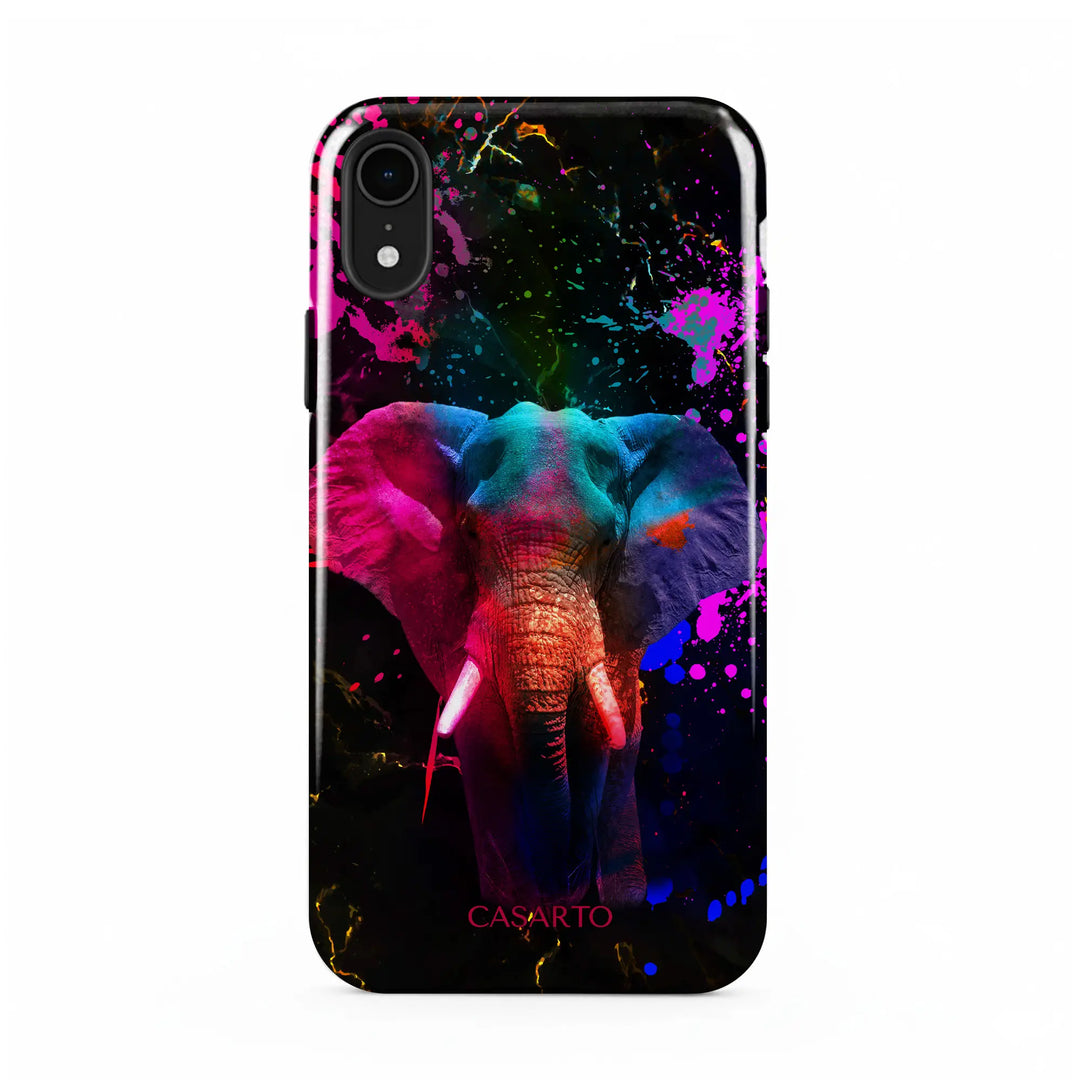 Éléphant coloré