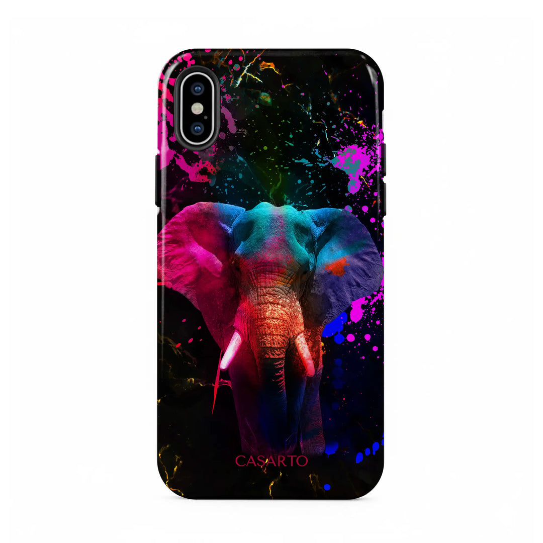 Éléphant coloré