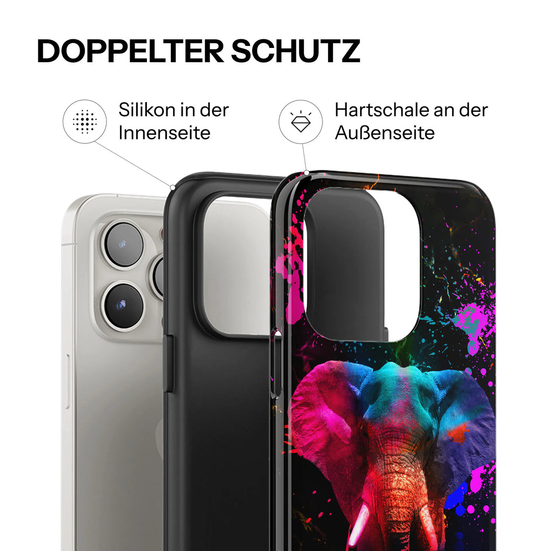Éléphant coloré